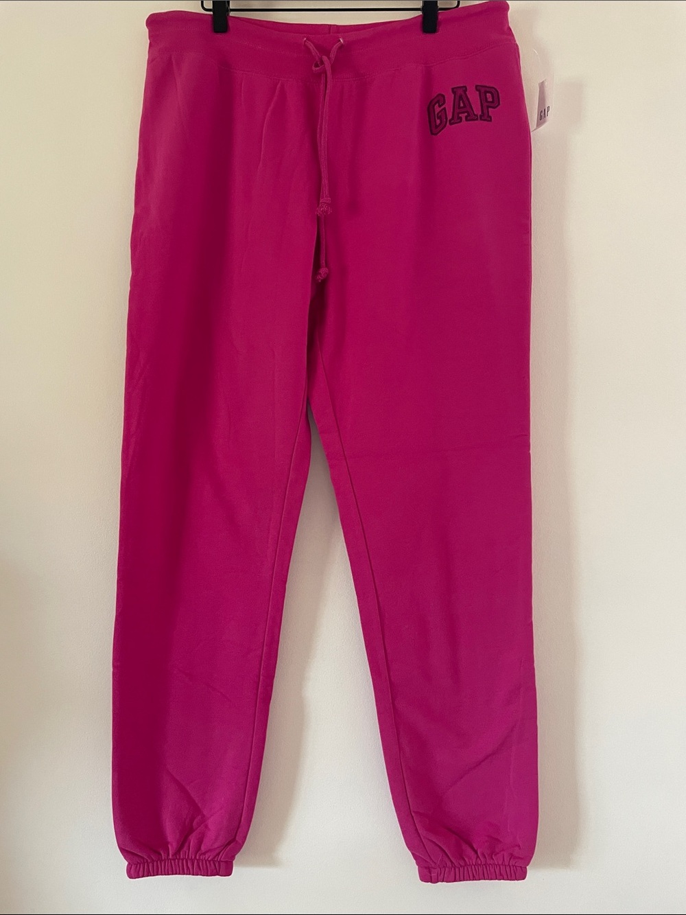 GAP Jogger Sweatpants Bright Pink Cozy Loungewear Athleisure Women’s Large Tall